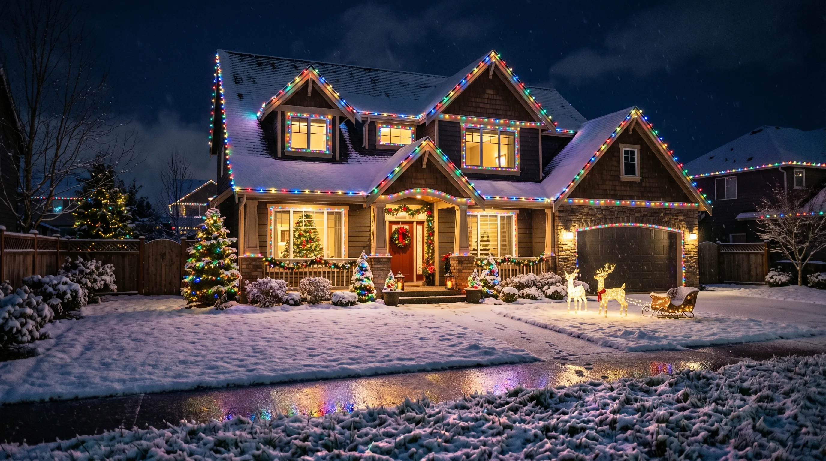 9 Outdoor Christmas Lights Ideas for a Festive Glow